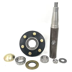 6 Bolt, 6" Bolt Circle, 4 5/8" Pilot Implement Hub with Spindle and Parts - AG-H8036600-1ZHAWS