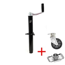 Ram® 5,000 lbs. A-Frame Trailer Jack w/6" Poly Caster Wheel & Zinc Foot - TJA-5000-B-KIT