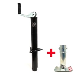 RAM® 2,000 lbs. A-Frame Trailer Jack w/Round Tube Trailer Foot TJA-2000-B-JF-101-Z