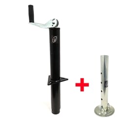 RAM® 2,000 lbs. A-Frame Trailer Jack w/Zinc Adjustable Drop Leg TJA-2000-B-JF-1005H-Z