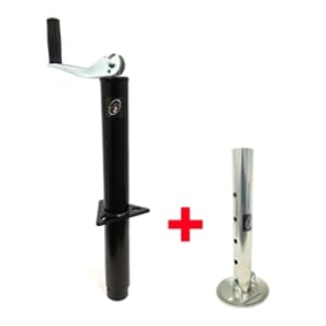 RAM® 2,000 lbs. A-Frame Trailer Jack w/Zinc Adjustable Drop Leg TJA-2000-B-JF-1005H-Z