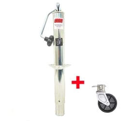 RAM® 5,000 lbs. Zinc A-Frame Trailer Jack w/ 6" Poly Caster Wheel TJA-5000T-Z-JC-101