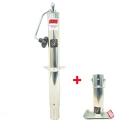 RAM® 5,000 lbs. Zinc A-Frame Trailer Jack w/ Zinc Round Tube Foot TJA-5000T-Z-JF-101-Z