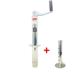 RAM® 2,000 lbs. Zinc A-Frame Trailer Jack w/Zinc Adjustable Drop Leg TJA-2000-Z-JF-1005H-Z