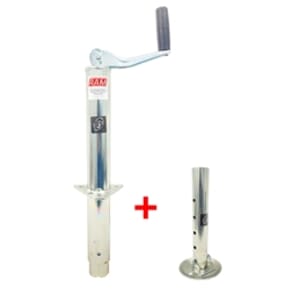 RAM® 2,000 lbs. Zinc A-Frame Trailer Jack w/Zinc Adjustable Drop Leg TJA-2000-Z-JF-1005H-Z