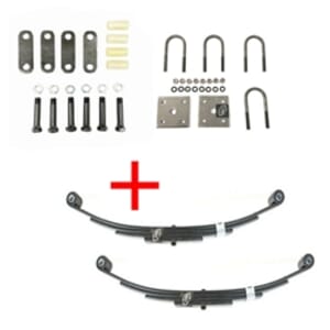 Southwest Wheel® Single Axle Suspension Kit with No Hangers - HL3500-KIT-SINGLE