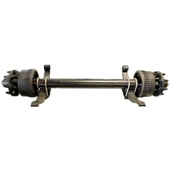 Dexter® 15,000 lbs. Electric Drum Brake Trailer Axle with a 74" Track and 45" Spring Centers - 7618780