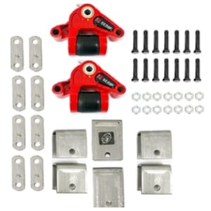 Southwest Wheel® Pro Tandem Axle Hanger Kit for Double Eye Springs for 3,500 lbs. Trailer Axles - APT3BX-EZ