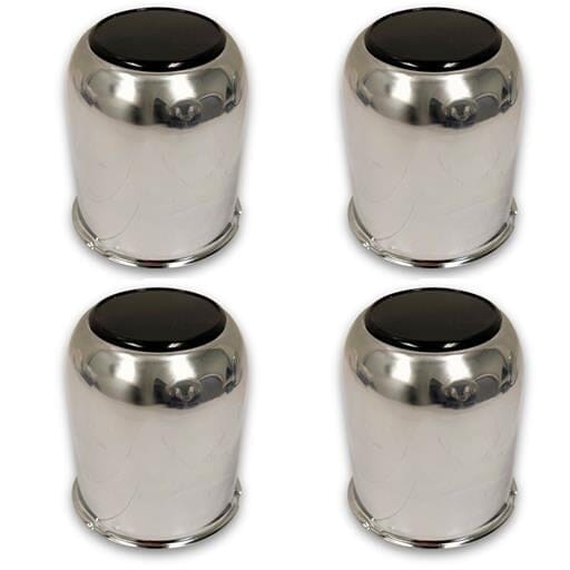 Four 3.19" Solid Push Through Center Caps - X4319