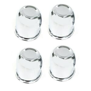 Four 3.19" Solid Push Through Center Caps - X4319