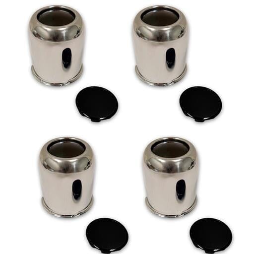 Four Open End 3.19" Center Caps for Five Lug Trailer Wheels - X4319OE