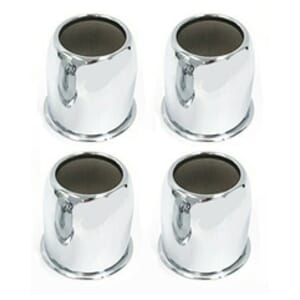 Four Open End 3.19" Center Caps for Five Lug Trailer Wheels - X4319OE