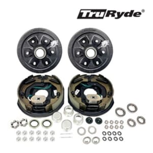 6-5.5" Bolt Circle 4,400 lbs. TruRyde® Trailer Axle Electric Brake Kit