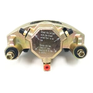 DeeMaxx 3,500 - 6,000 lbs. Gold Zinc Plated Finish Disc Brake Caliper w/Semi-Metallic Pads - SWCALP3-6KGOLD