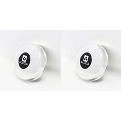 Two Front Alcoa Center Caps for One Ton Dual Wheel - 001611X2