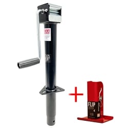 5,000 lbs. Side Wind RAM® A-frame Jack with 4" Flip Foot - TJA-5000S-B-FLIP4