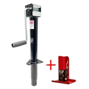 5,000 lbs. Side Wind RAM® A-frame Jack with 4" Flip Foot - TJA-5000S-B-FLIP4