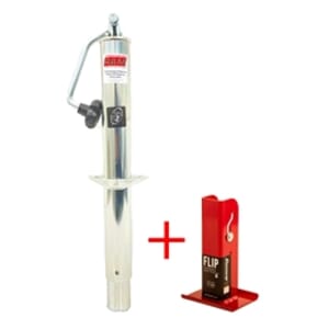 RAM® 5,000 lbs. Zinc A-Frame Trailer Jack w/ 6" Fastway Flip Foot TJA-5000T-Z-FLIP6