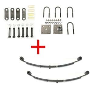 2,000 lbs. Trailer Axle Suspension kit Including Leaf Springs, Shackle & U-Bolt Kit - HL2000-KIT (No Hangers)