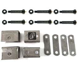 Single Axle Hanger Kit for Double Eye Springs w/Wet Bolts - WBAPS1BX