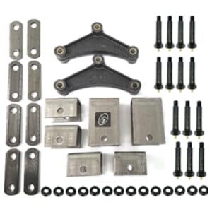 Southwest Wheel® Greaseable Tandem Axle Hanger Kit for Double Eye Springs for 5,200 lbs. to 7,000 lbs. Trailer Axles - WBAPT5BX