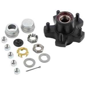 Dexter Pre-Greased Easy Assemble 5 on 4-1/2" Idler Hub for 2,000 lbs. Trailer Axle - K08-259-1G