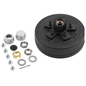 Dexter Pre-Greased Easy Assemble 5 on 4-1/2" Hub and Drum for 3,500 lbs. Trailer Axle - K08-247-1G