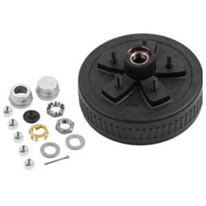 Dexter Pre-Greased Easy Assemble 5 on 5" Hub and Drum for 3,500 lbs. Trailer Axle - K08-249-1G
