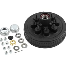 Dexter® Axle Dexter Drum 7K axle, 8-6.50 BC, Studded 1/2