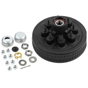 Dexter Pre-Greased Easy Assemble 8 on 6.5" Hub and Drum 1/2" Studs for 7,000 lbs. Trailer Axle - K08-219-1G