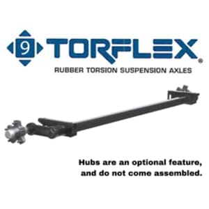 2,000 lb. #9 Dexter® Torflex® Rubber Torsion Suspension Trailer Axle Beam