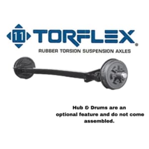 5,200 lb. #11 Dexter® Torflex® Rubber Torsion Suspension Trailer Axle Beam