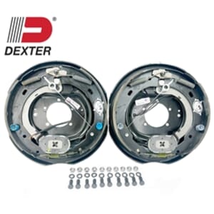 Dexter® 12"x2" Nev-R-Adjust Electric Brake Assemblies for 5,200 lbs. to 7,000 lbs. Trailer Axles - 23134AUTO-DB