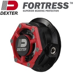 Save Time & Effort  Featuring a larger, conveniently accessible side fill/drain plug, this innovative product streamlines maintenance tasks. Whether for oil or grease applications, the Fortress Oil Cap adapts to your needs. Backed by Dexter's 5-year warranty, it guarantees reliability and peace of mind. Upgrade your trailer with the Fortress Oil Cap and experience unparalleled convenience and performance.  Protect Your Investment  Backed by over 60 years of known and trusted technology, Fortress offers a complete line of aluminum caps. Engineered and designed by Dexter as a bona fide superior bearing protection solution for several Dexter axle capacities. Fortress bolt-on caps are available on Dexter axle capacities 9K through 12K, offering industrial-grade fortification similar to comparable heavy truck and trailer applications. Fortress threaded caps are available on Dexter axle capacities 7K through 8K and 15K through 16K. With durability in every detail, hit the road knowing your equipment is fortified with next-level bearing protection.