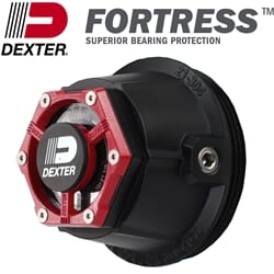 Save Time & Effort  Featuring a larger, conveniently accessible side fill/drain plug, this innovative product streamlines maintenance tasks. Whether for oil or grease applications, the Fortress Oil Cap adapts to your needs. Backed by Dexter's 5-year warranty, it guarantees reliability and peace of mind. Upgrade your trailer with the Fortress Oil Cap and experience unparalleled convenience and performance.  Protect Your Investment  Backed by over 60 years of known and trusted technology, Fortress offers a complete line of aluminum caps. Engineered and designed by Dexter as a bona fide superior bearing protection solution for several Dexter axle capacities. Fortress bolt-on caps are available on Dexter axle capacities 9K through 12K, offering industrial-grade fortification similar to comparable heavy truck and trailer applications. Fortress threaded caps are available on Dexter axle capacities 7K through 8K and 15K through 16K. With durability in every detail, hit the road knowing your equipment is fortified with next-level bearing protection.