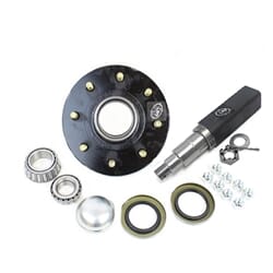 Square SP50642X 42 Spindle & 8-6.5" Bolt Circle 9/16" Trailer Hub - SP54242865LB1E-916