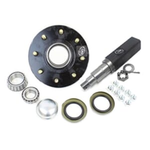 Square SP50642X 42 Spindle & 8-6.5" Bolt Circle 9/16" Trailer Hub - SP54242865LB1E-916