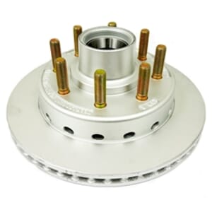 DeeMaxx 13.1" 8,000 lbs. Integral Rotor & Hub 5/8" Studs with Maxx Coating Threaded for Oil Cap - DM8KROTOR580-OIL