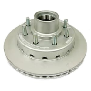 DeeMaxx 13.1" 8,000 lbs. Integral Rotor & Hub 9/16" Studs with Maxx Coating Threaded for Oil Cap - DM8KROTOR916-OIL