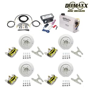 MAXX KIT Electric Over Hydraulic 3,500 lbs. Slip Over Disc Brake Kit for a Tandem Axle with MAXX Calipers - DMK35RM2
