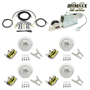 MAXX KIT Hydraulic Actuator 3,500 lbs. Slip Over Disc Brake Kit for a Tandem Axle with MAXX Calipers - DMK35RM2ACT