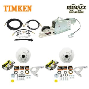 MAXX KIT Hydraulic Actuator 3,500 lbs. Integral Disc Brake Kit for a Single Axle with MAXX Dacromet Calipers and Timken® Bearings - DMK35IM1ACT-TK