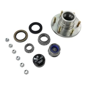 Dexter Hub Kit, 6,000 lbs. 6-5.5", Zinc Plated with Trailer Buddy - K08-445-96