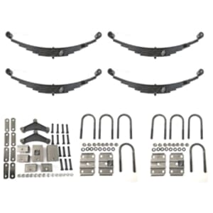Southwest Wheel® 7,000 lbs. Tandem Trailer Axle Suspension Kit - 7000-KIT (Double Eye Leaf Springs)
