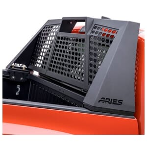 Aries Switchback Black Aluminum Headache Rack, Select Chevrolet Silverado, GMC Sierra - 1110110