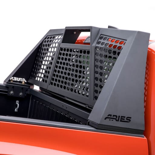 Aries Switchback Black Aluminum Headache Rack, Select Ford F-150, Lightning - 1110112