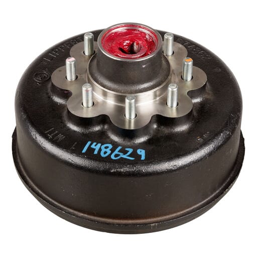Lippert® RV Brake Drum Hub Assembly for 8,000-lb. Axle - 8 on 6.5", 9/16" Stud - 148629