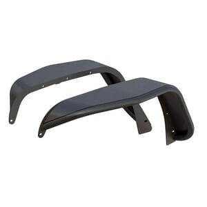 Aries Jeep Wrangler JK Black Aluminum Front Fender Flares - 1500201