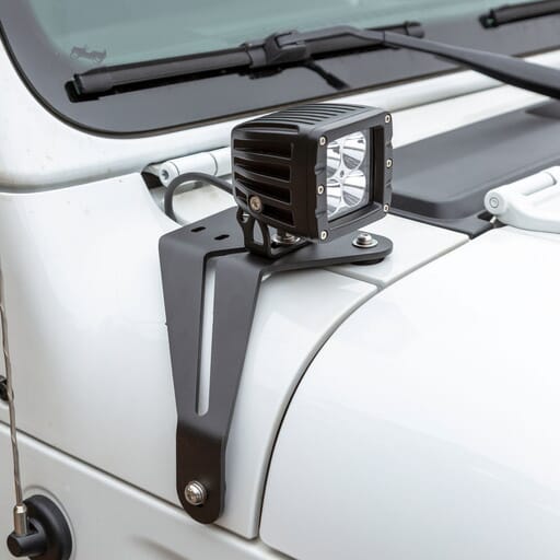 Aries Jeep Wrangler JL, Gladiator Windshield Lights and Brackets - 1501305