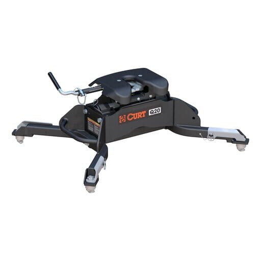 Curt Q20 5th Wheel Hitch, Select Ram 2500, 3500, 8' Bed Puck System - 16045